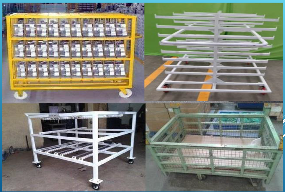 Pallets and trolleys